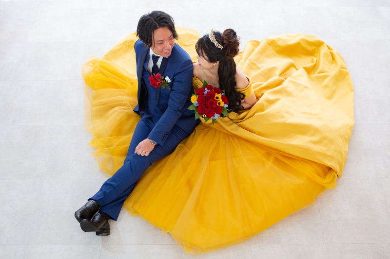 ドレスのハート型shot♡