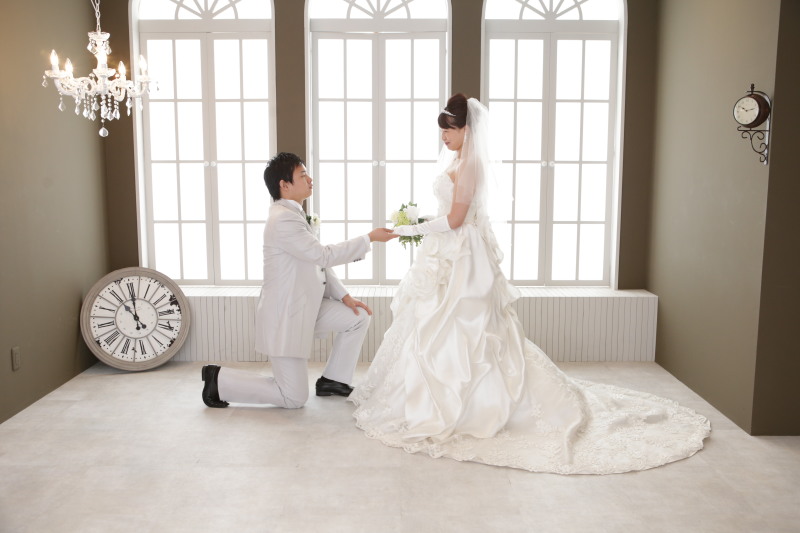 ロマンチックなポーズで♡