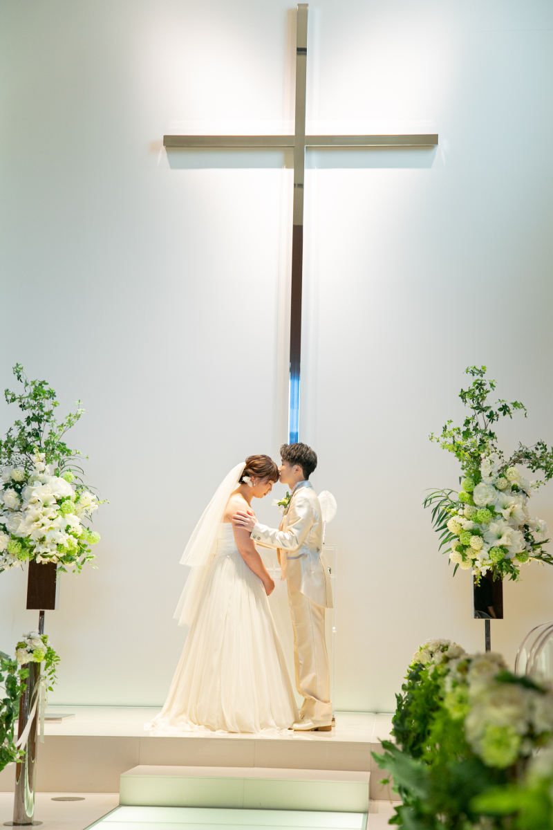 おでこへキス♡