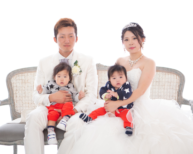 お子様とのショットもお撮りします♪