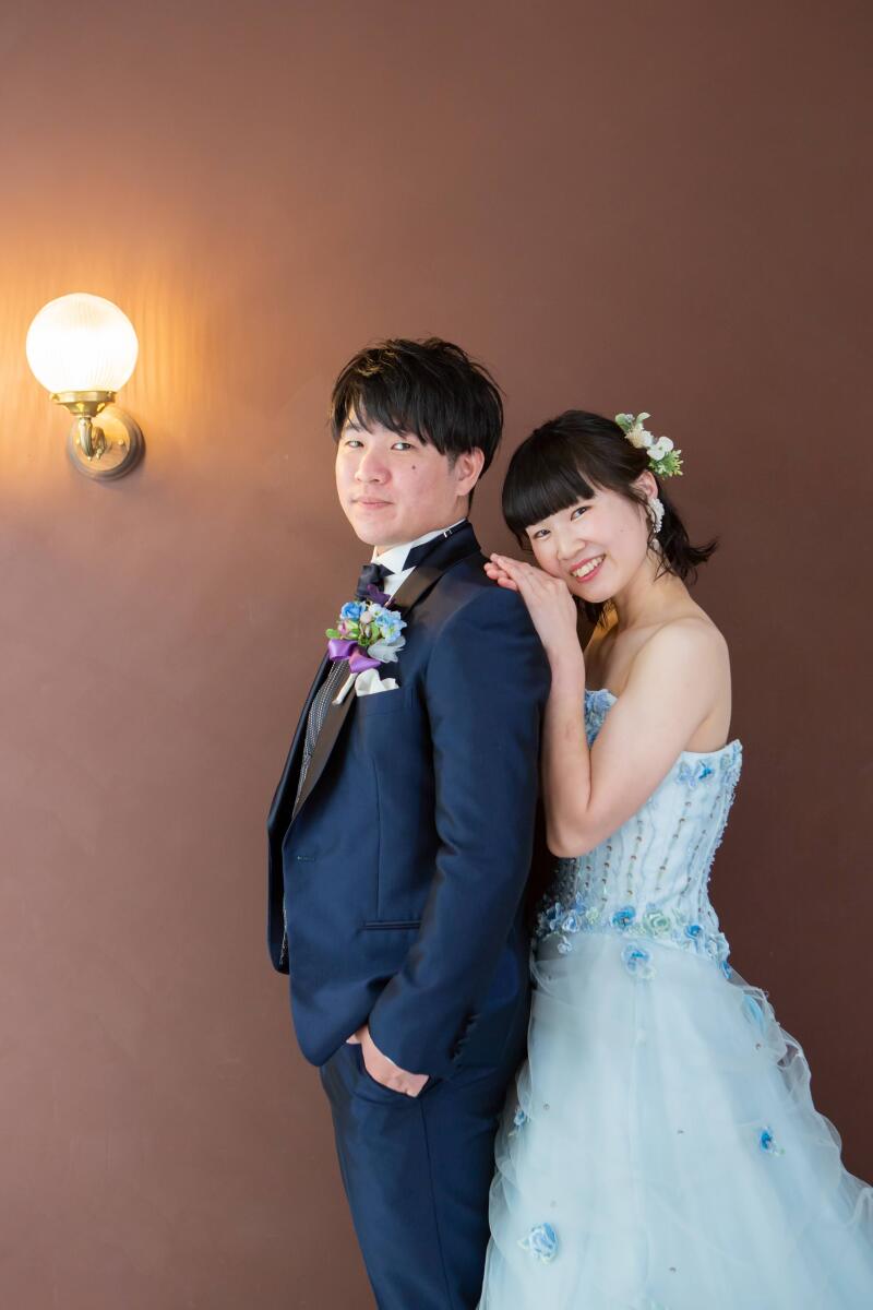 2着目のカラードレスにチェンジ