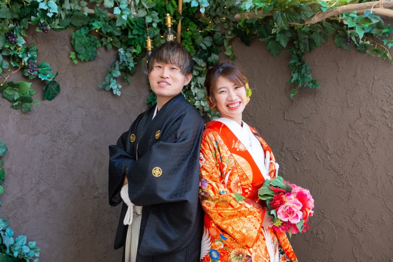 和装にチェンジ