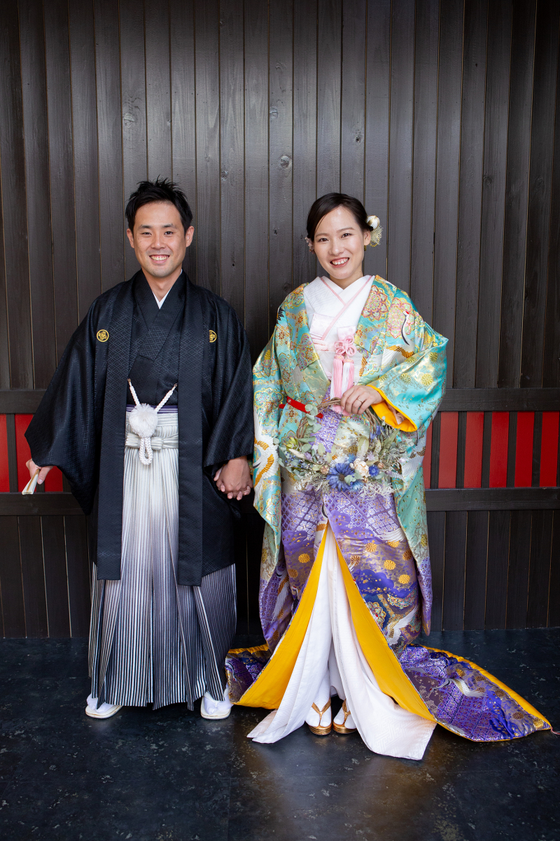 色打掛へチェンジ！