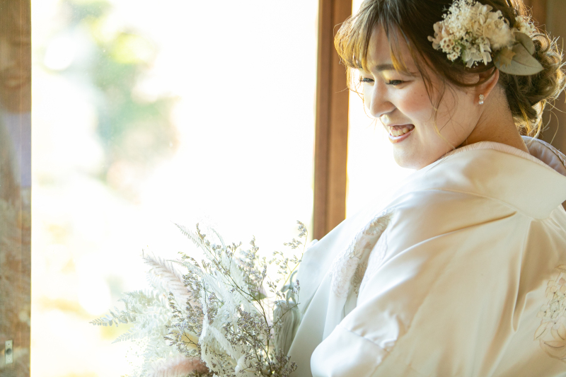 素敵な花嫁様のソロショット♡