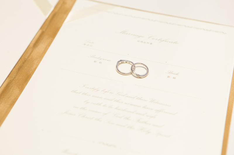 結婚証明書と…♡