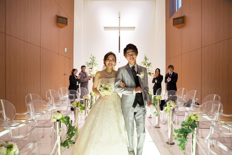 チャペル退場シーン♪