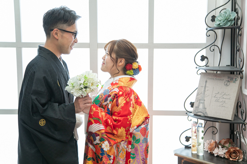 ブーケを持って♪