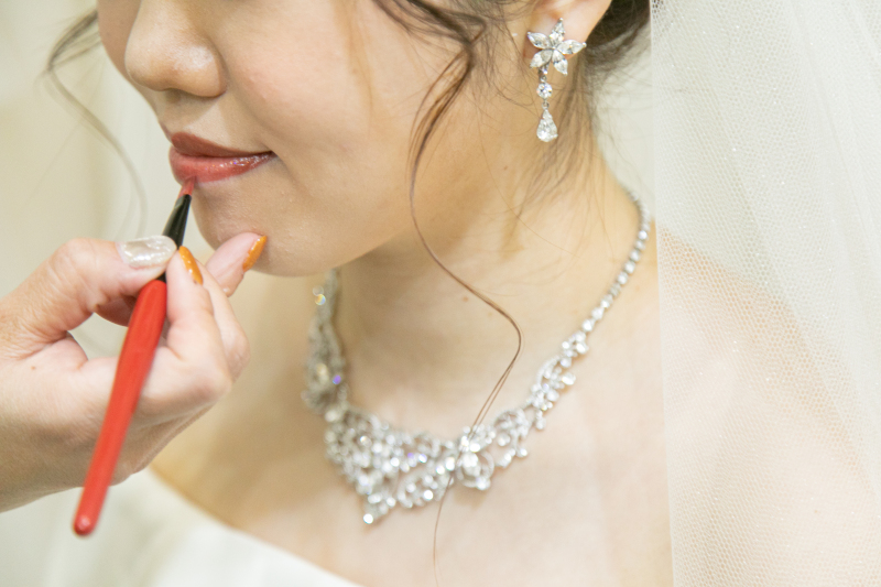 お支度ショット♡