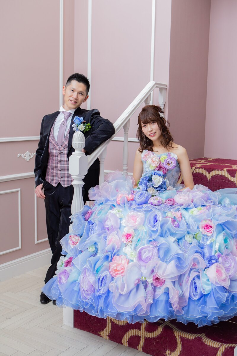 カラードレス2着目