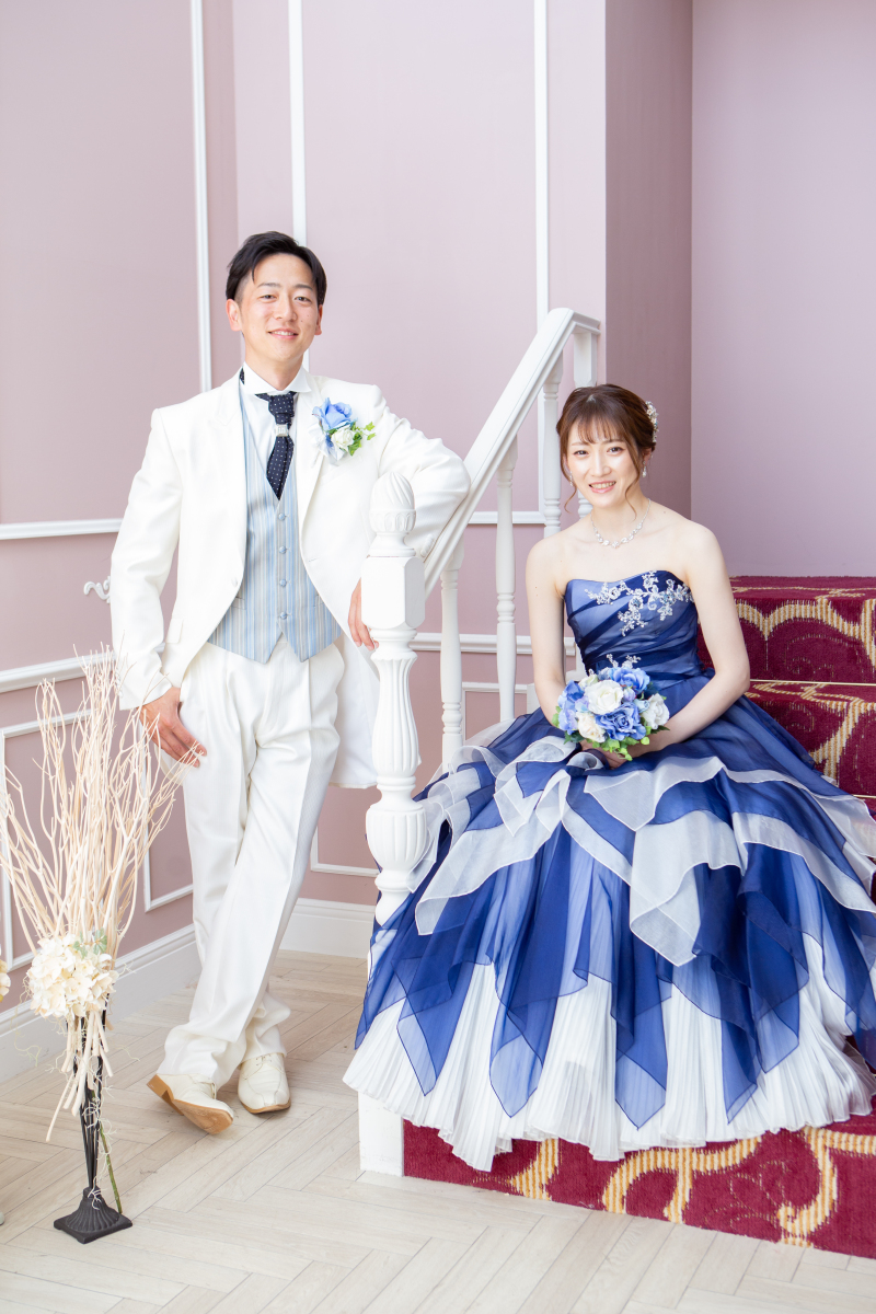 カラードレスで♡