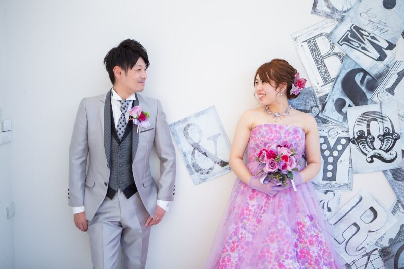 2着目カラードレス