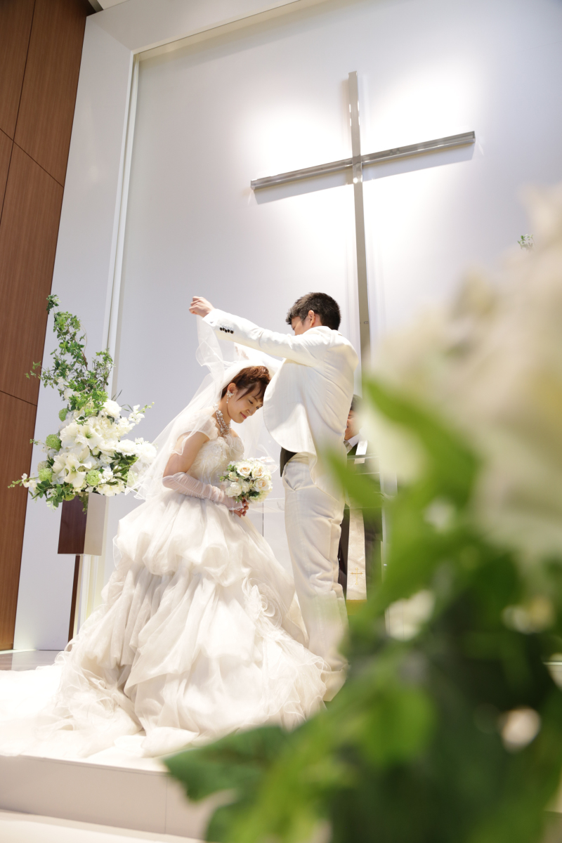 ベールアップシーンも逃しません！