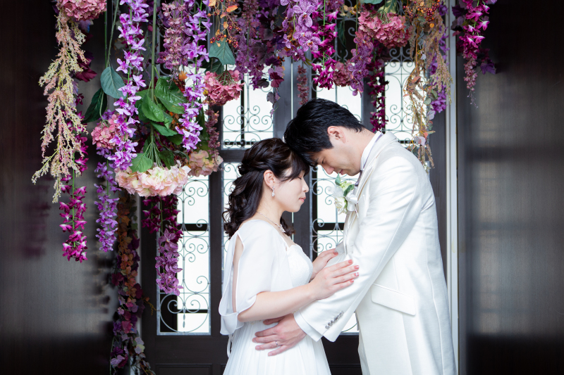 スタジオ入口にて♡