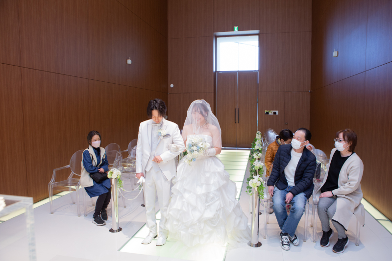 チャペル入場♪