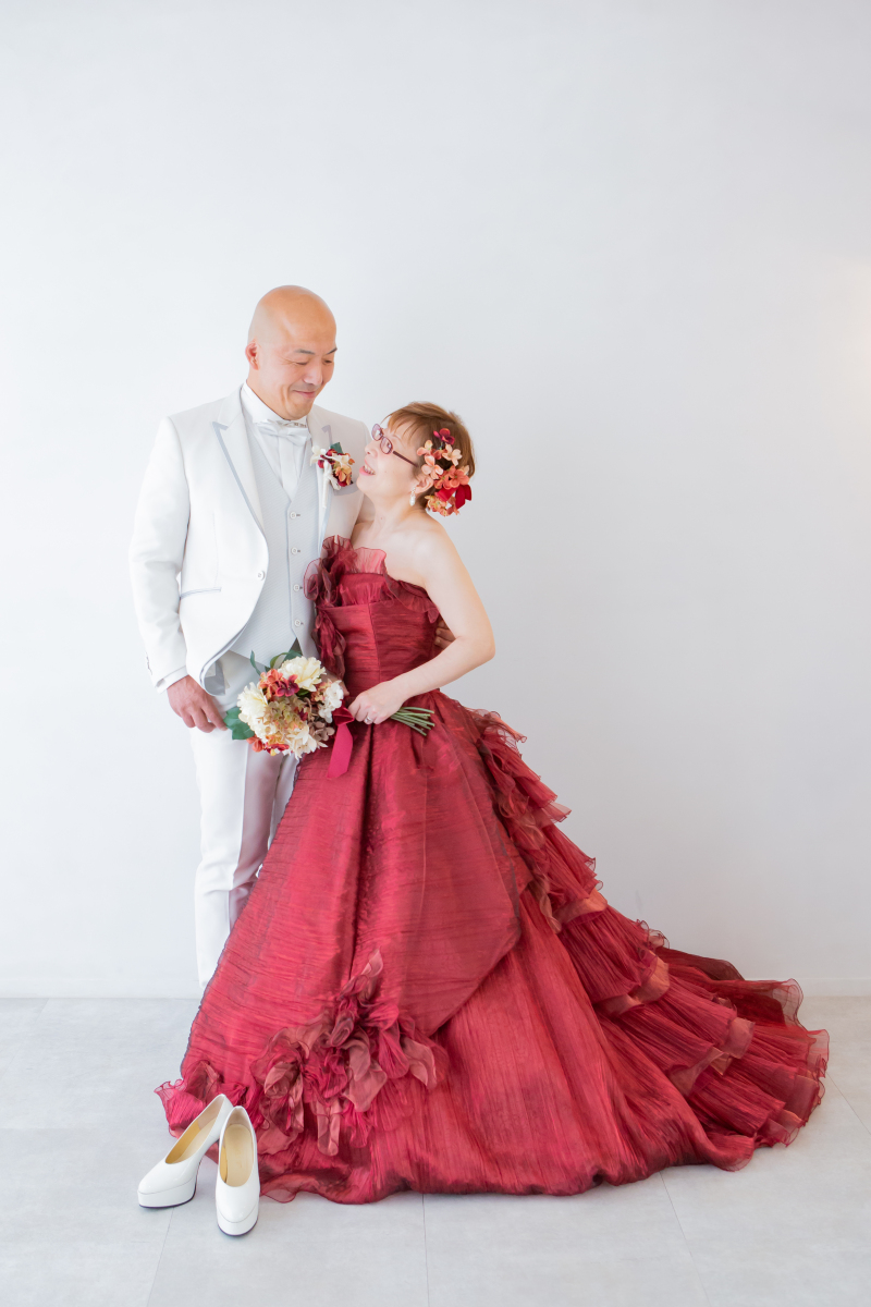 いつもの身長差ショット