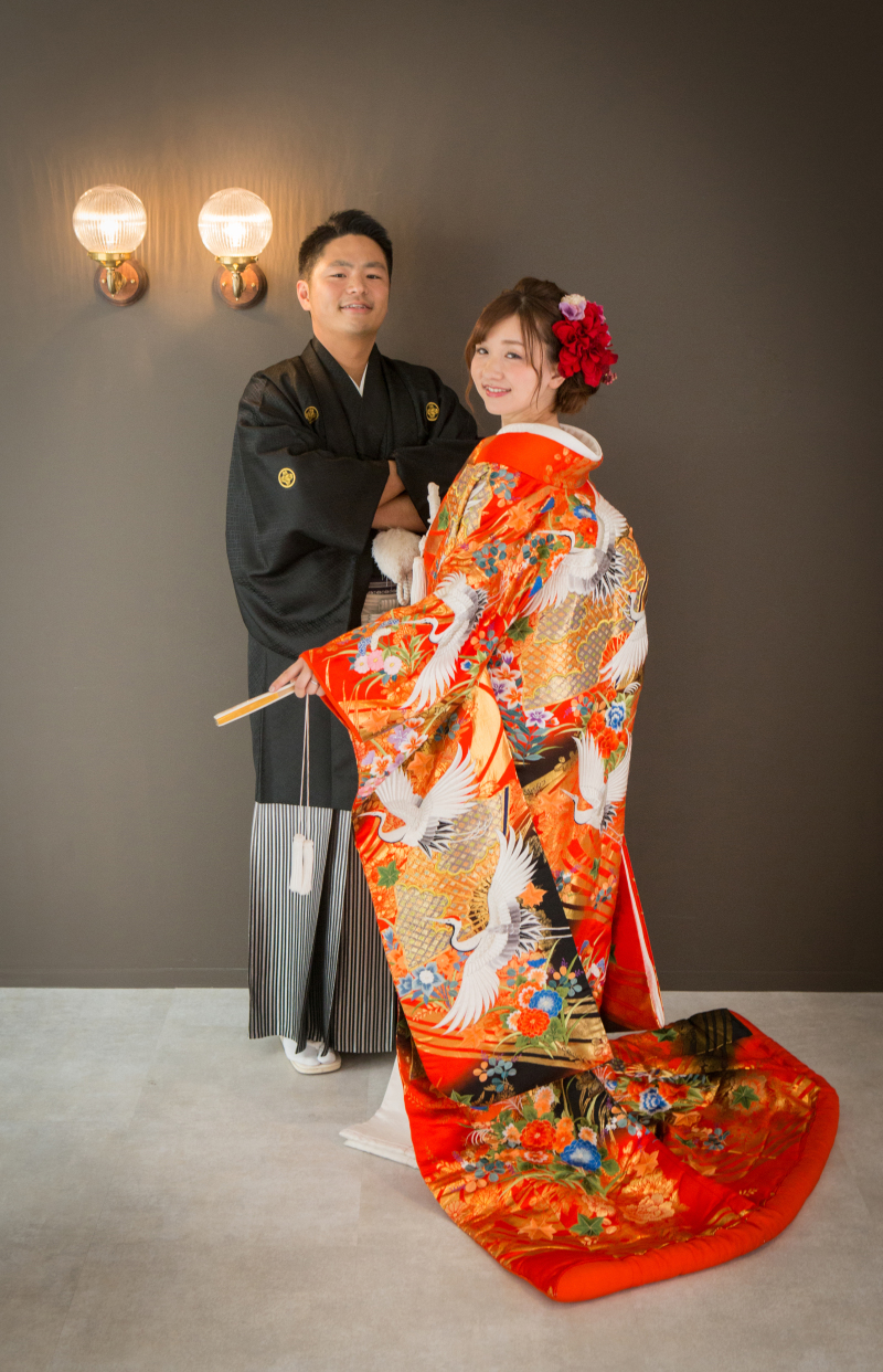 色打掛も素敵♡