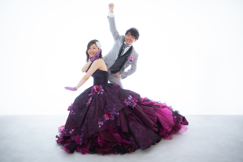 2着目♡カラードレス