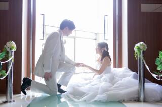 大人気のフォト婚®♡チャペルで結婚式さながらに撮影