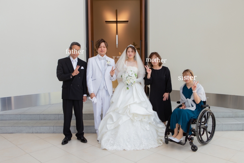 それぞれの撮影場所にて集合写真も撮影OK