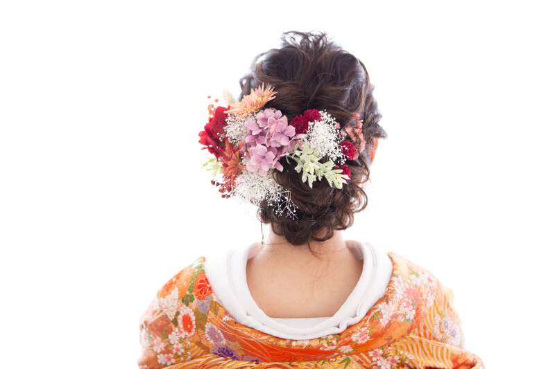 お気に入りの髪飾りももちろん持込OK