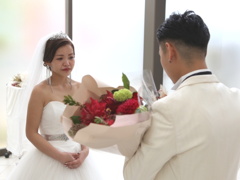 新郎様から花嫁様へサプライズもお手伝いします