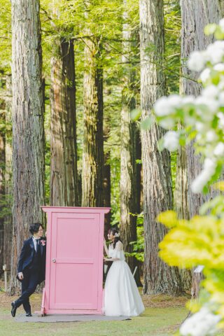 MaiBRIDE　津／ノードダモーレ　津_【藤の花×ウェディングドレス】