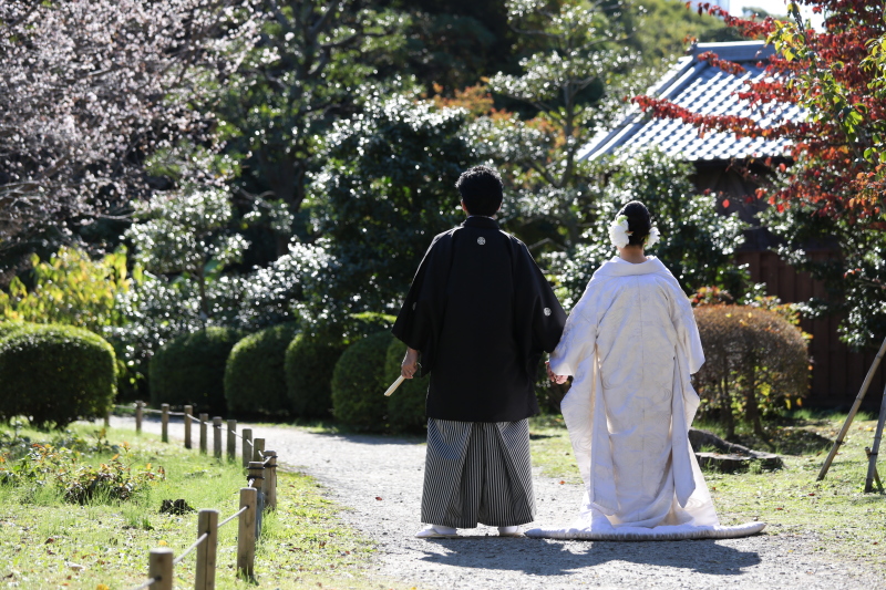 スタジオ+庭園撮影