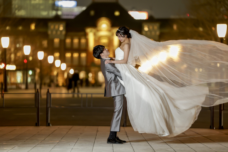 洋装に着替えて