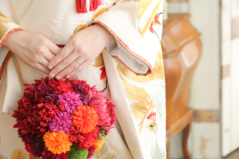 あたたかい色。