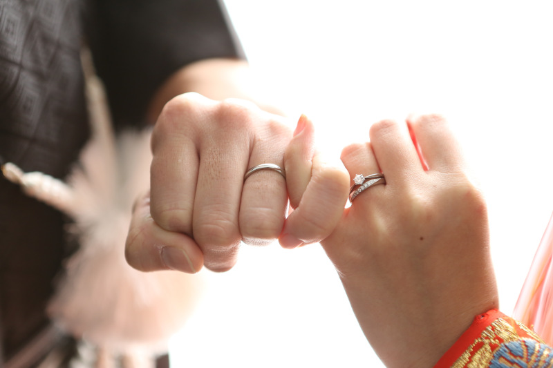 指切りげんまん。