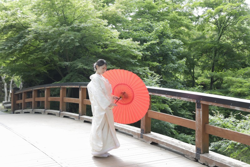 朱と白、並び立つ