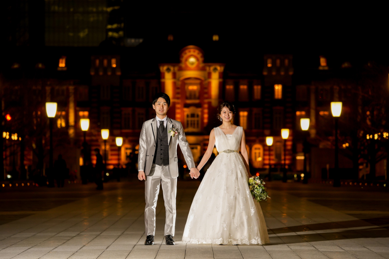東京駅ナイトロケーションでドラマのような1枚を...