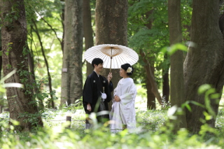 爽やかな緑に囲まれて