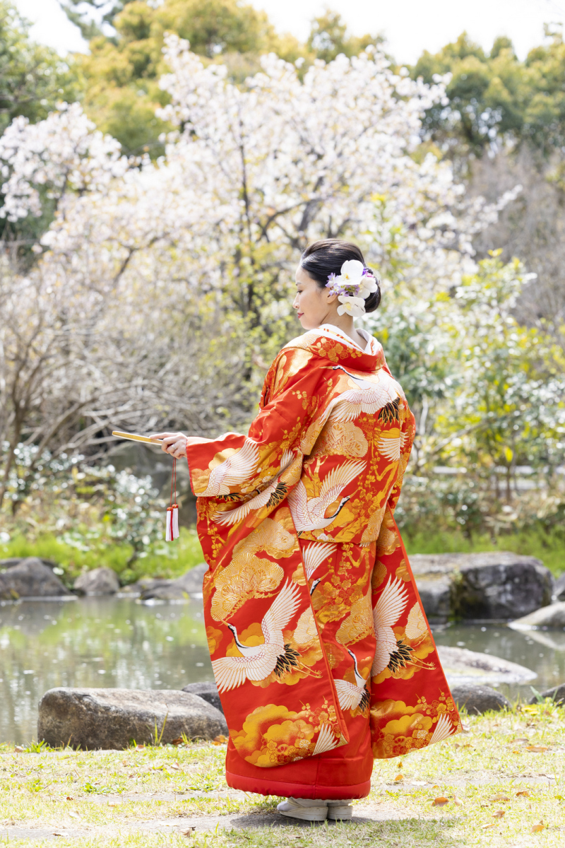 色打掛での撮影