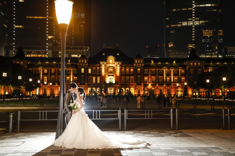 東京駅前、ふたりだけの時間