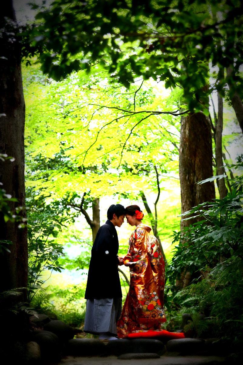 おでこくっつけて。