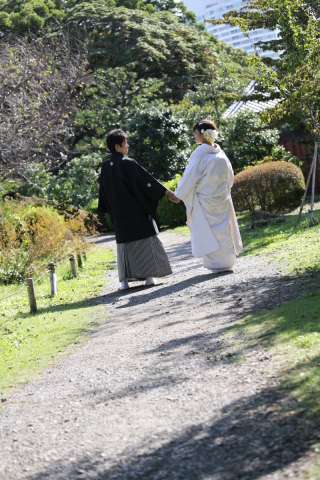 スタジオ+庭園撮影