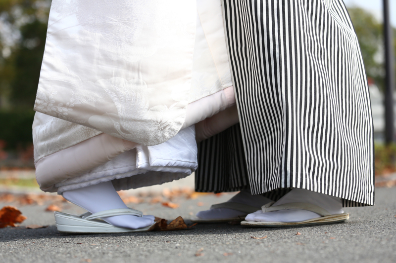 ちょっと背伸び。