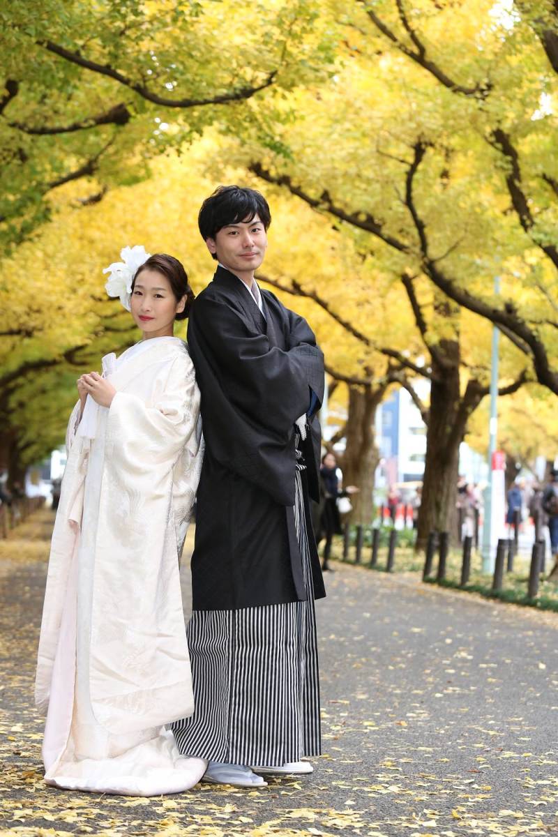 いちょうのトンネル紅葉バージョン