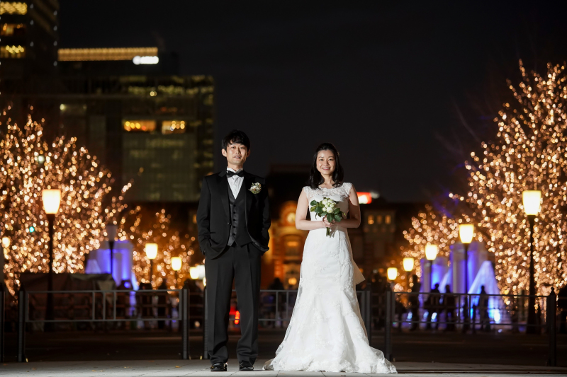 すっかり暗くなって