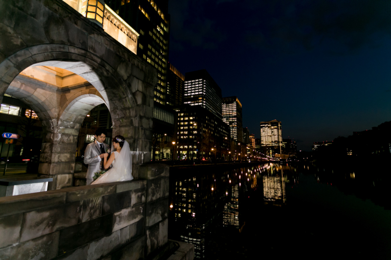 ドラマチックなスナップ写真。