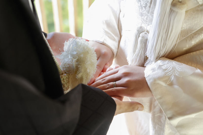 重ねた手の温度