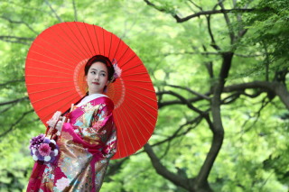 日本髪風ヘアアレンジ