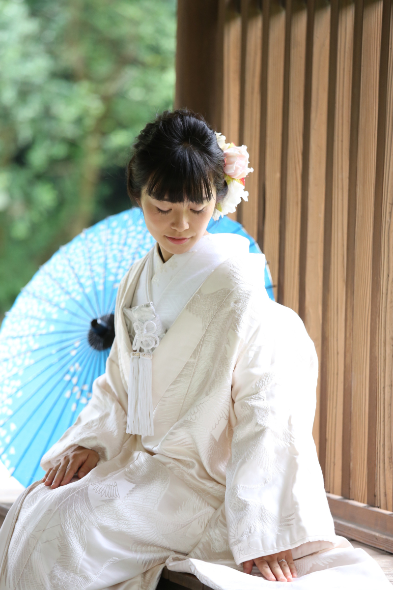 白無垢定番スタイル♪