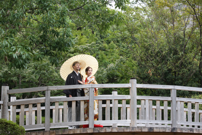 緑が綺麗な庭園でした