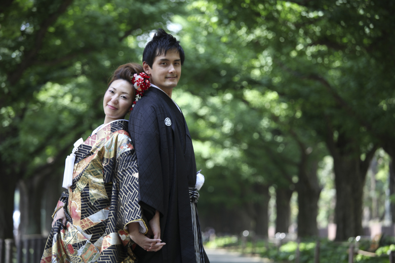 あえての黒内掛け