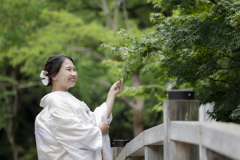 白無垢姿の新婦様