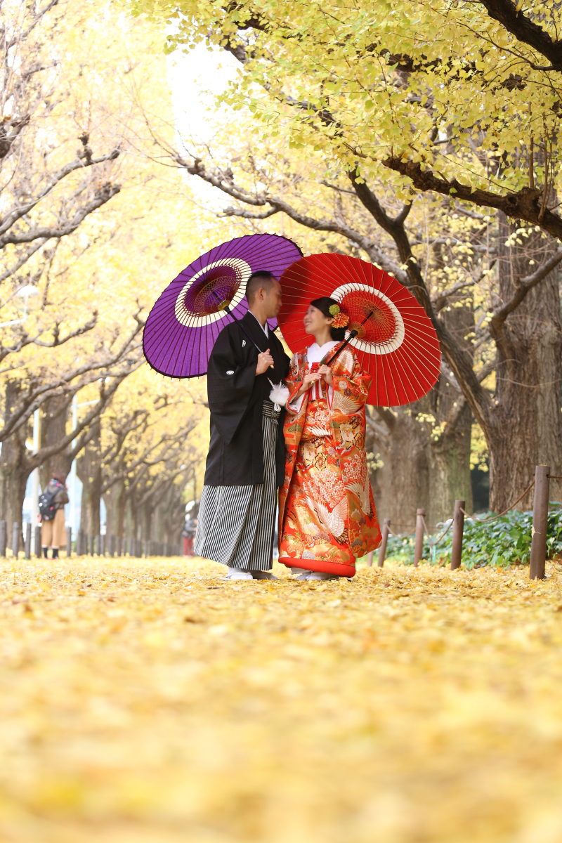 紅葉に包まれて