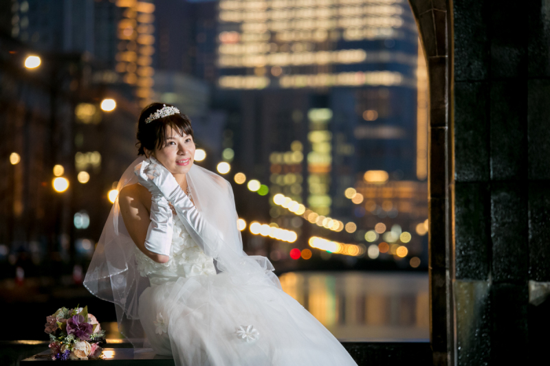 夜景の中で...