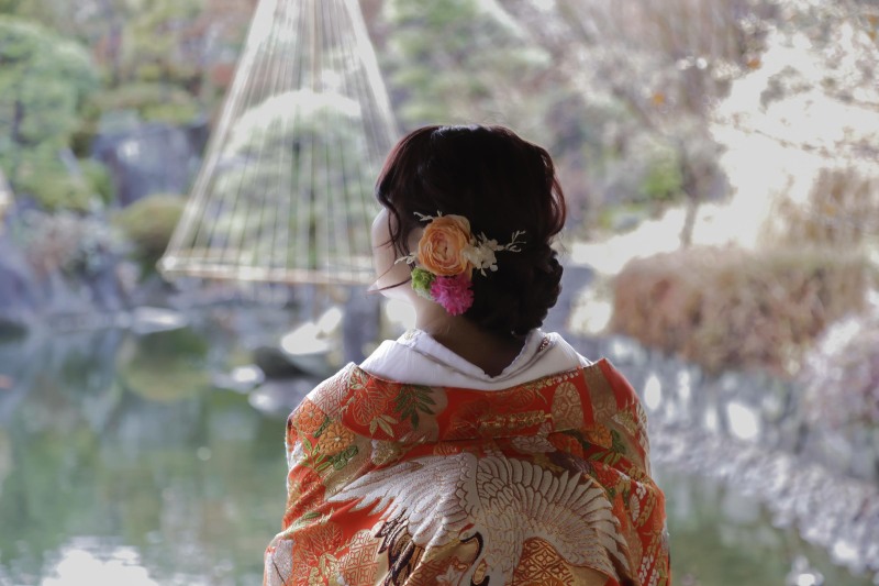 ヘアメイク　（バックショット）